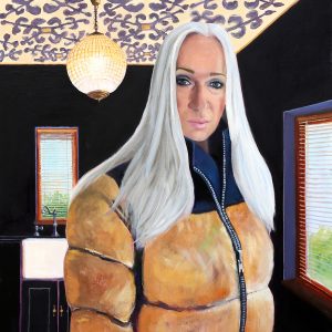 Self Portrait with Gold Puffa
